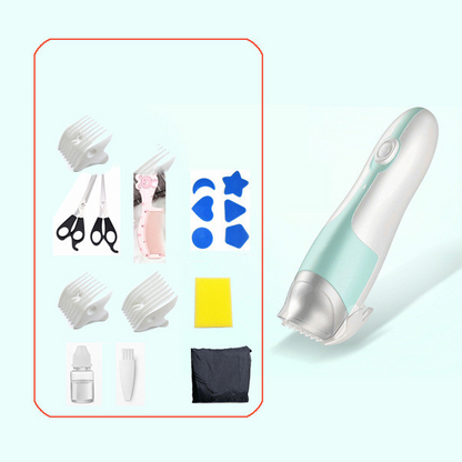 Baby Haarschneidemaschine Set – Leiser Haarschneider mit Aufsätzen & Zubehör