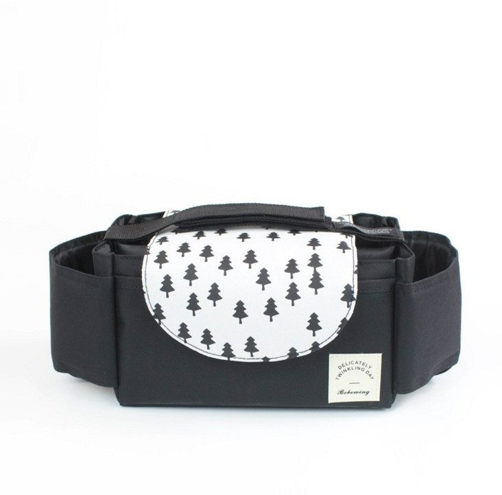 Kinderwagen Organizer Wickeltasche – Kompakte Tasche mit Getränkehalter