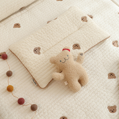 Baby Kopfkissen mit Memory-Schaum – Ergonomisches Kissen gegen Kopfverformung