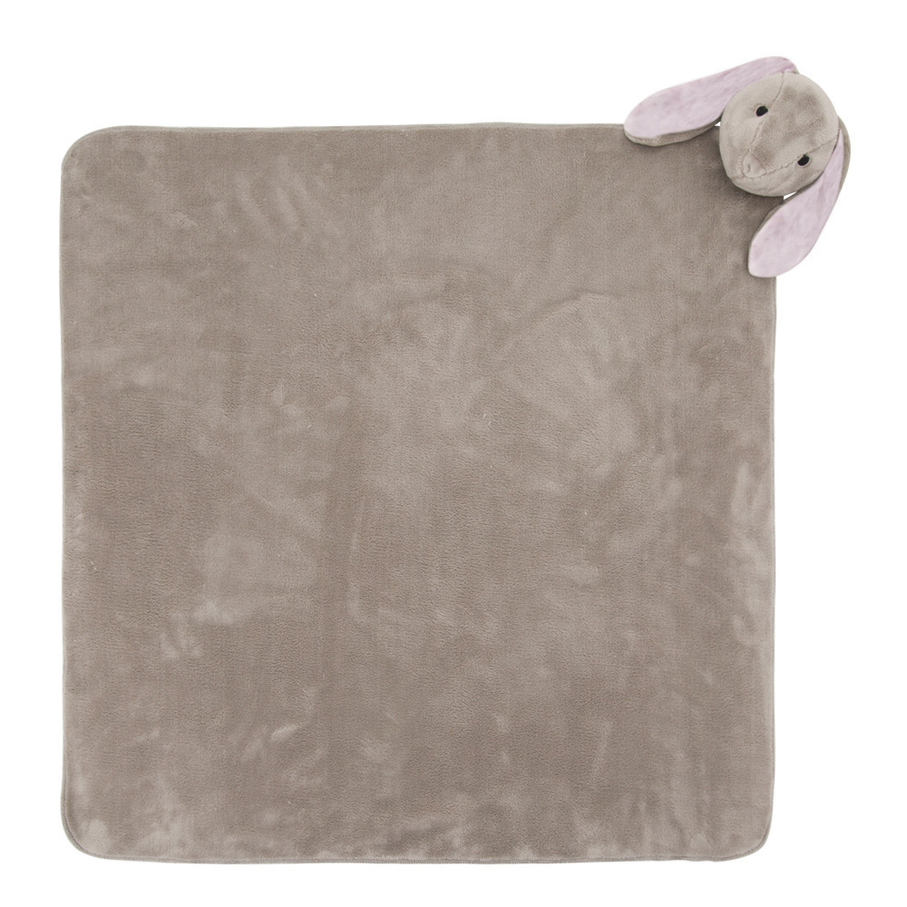 Kuschelige Babydecke mit Hasen-Design – Flauschige Baby Kuscheldecke