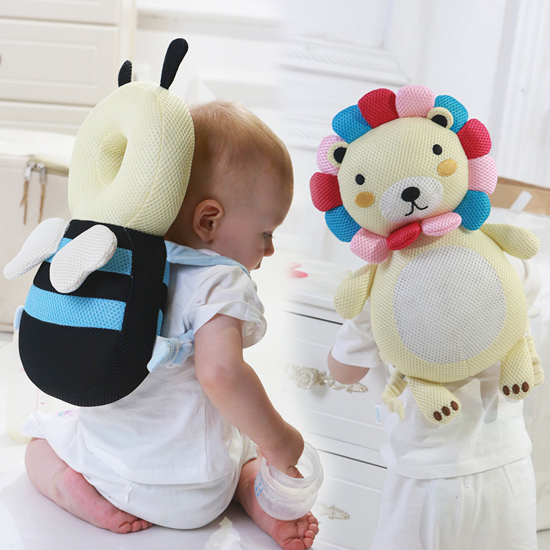 Baby Kopfschutz Kissen mit Tiermotiv – Sturzschutz für Babys
