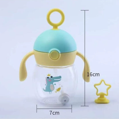 Baby Trinkflasche mit Griff – BPA-frei & Auslaufsicher mit Tiermotiv