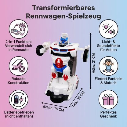 Transformierbares Rennwagen-Spielzeug