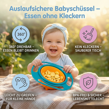 Auslaufsichere Babyschüssel – Essen ohne Kleckern