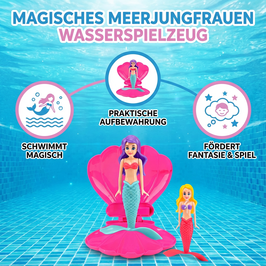 Magisches Meerjungfrauen Wasserspielzeug