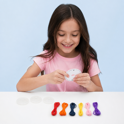 DIY-Kumihimo-Armband-Bastelset für Kinder