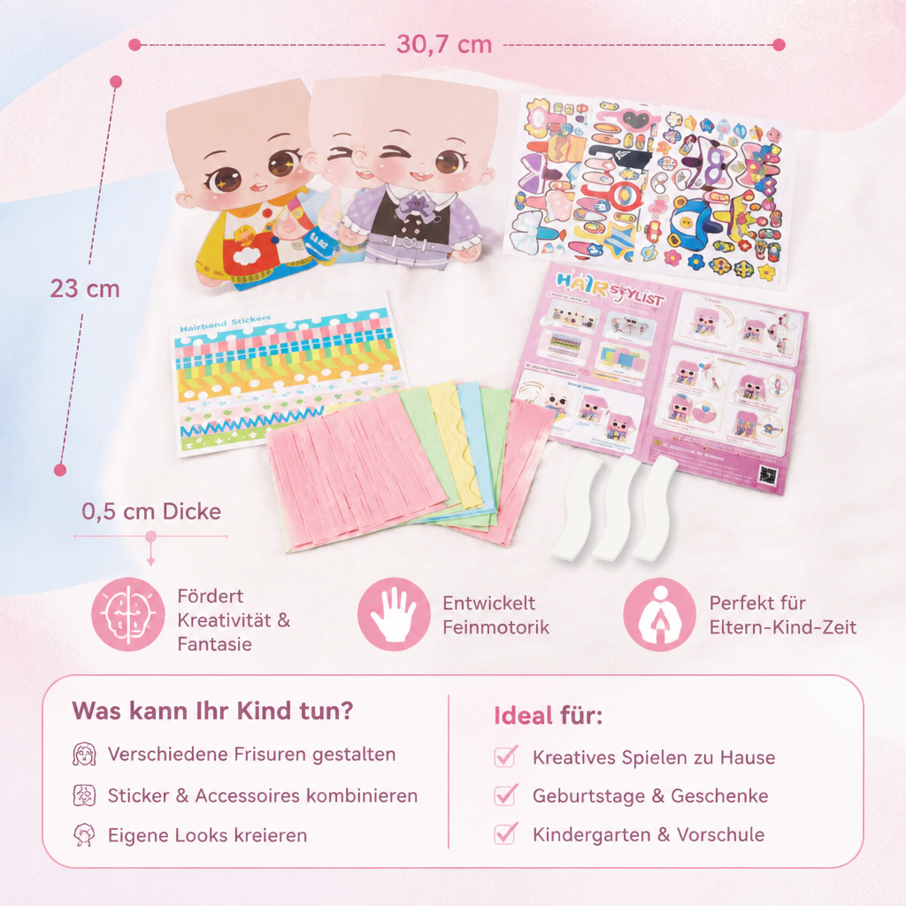 DIY-Friseur-Bastelset für Kinder