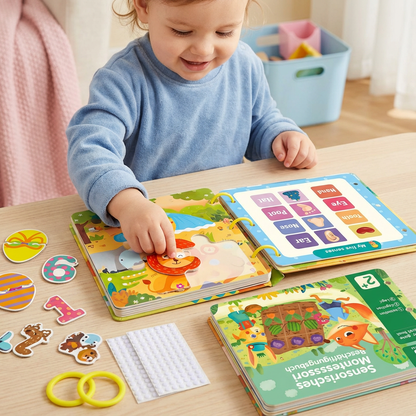 Sensorisches Montessori Beschäftigungsbuch