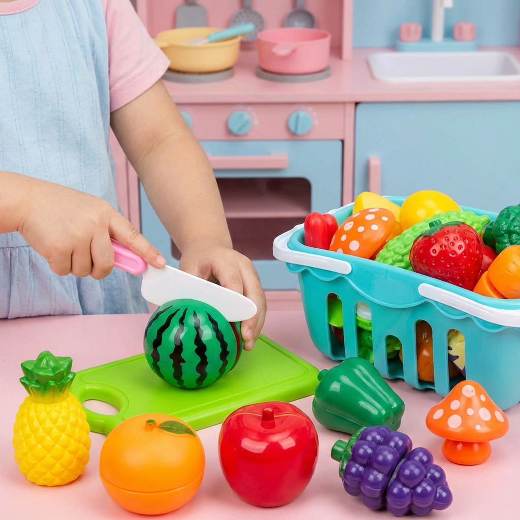 Obst und Gemüse Schneide Spielset