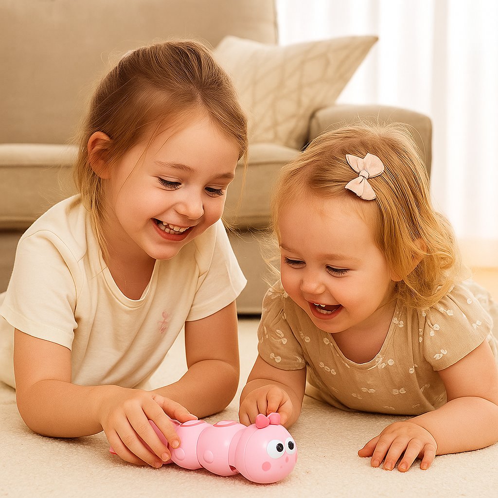 Aufziehbare Raupen Kinder Bauchlage und Krabbelspielzeug