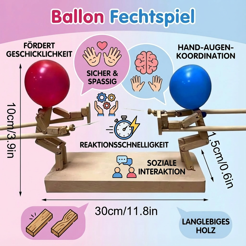 Ballon Fechtspiel