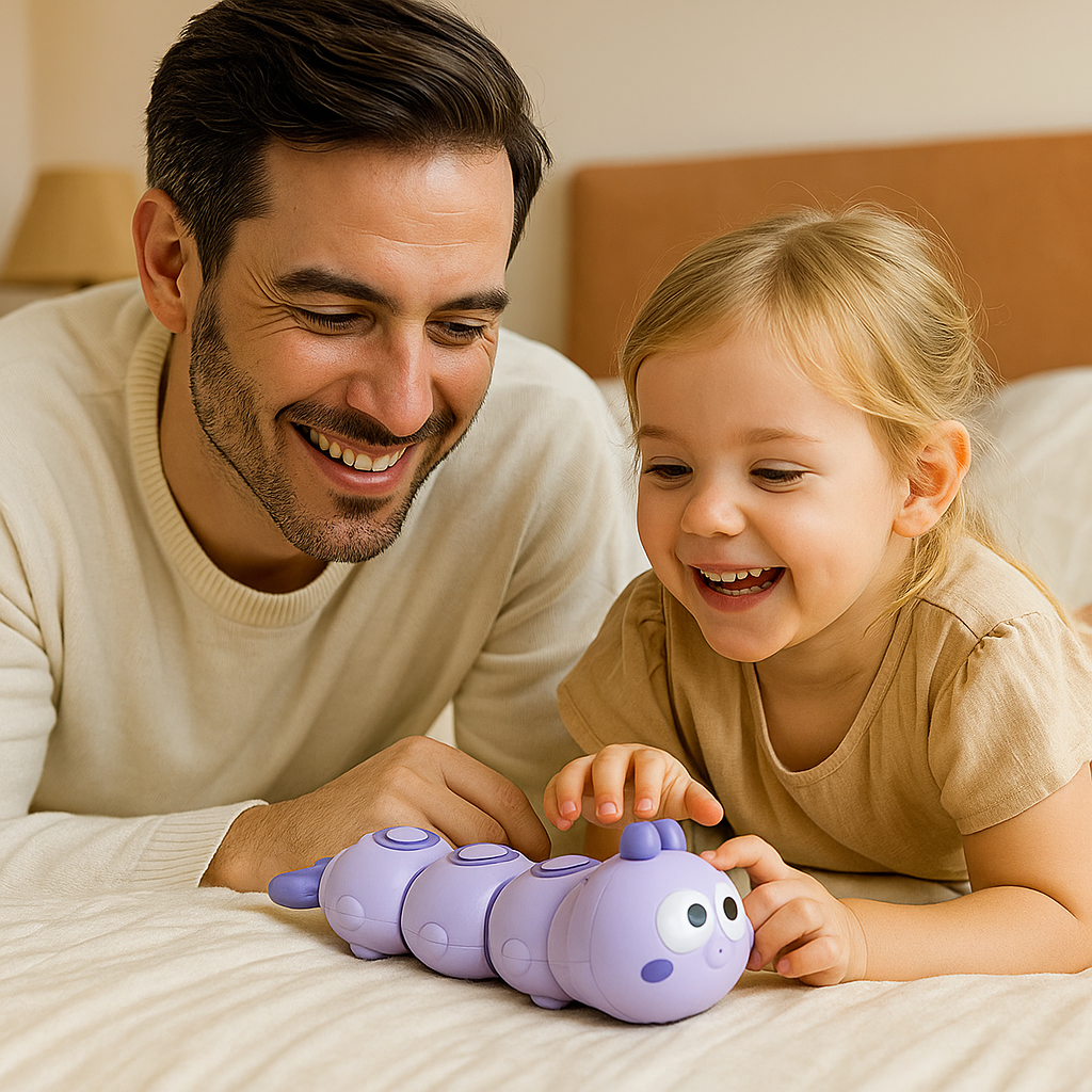 Aufziehbare Raupen Kinder Bauchlage und Krabbelspielzeug