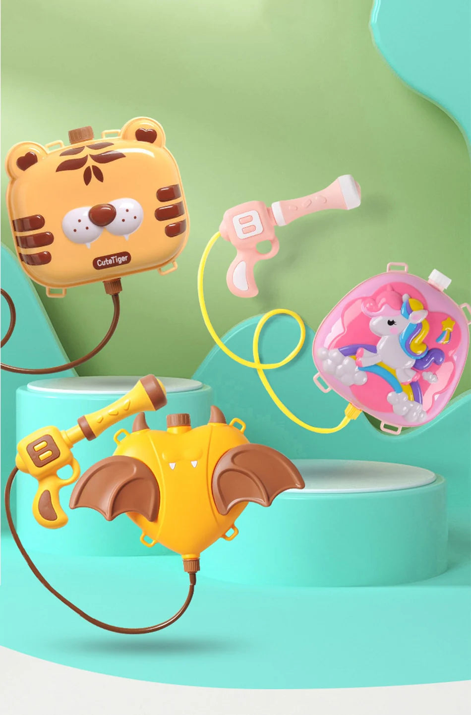 Kreative Kinder Wasserpistole Mit Tiermotiven – Spritzspielzeug Für Draußen