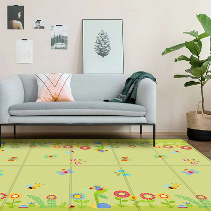 Faltbare Baby-Spielmatte mit buntem Design