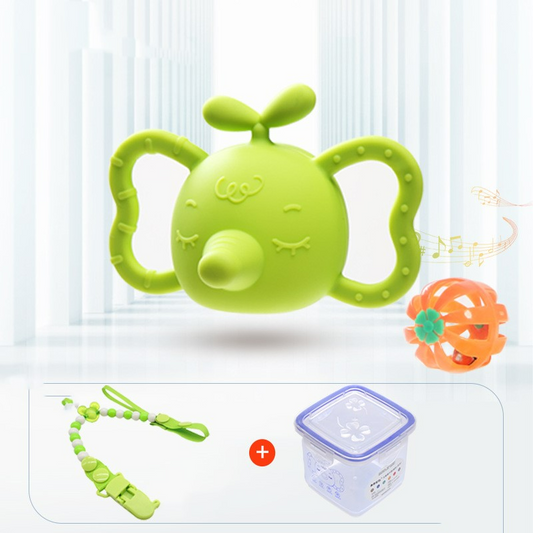 Silikon Beißspielzeug für Babys - Elefanten-Design