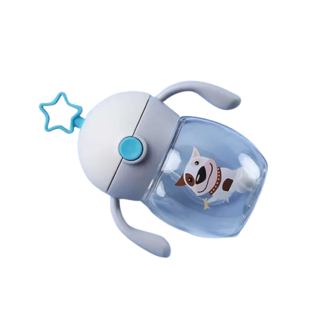 Baby Trinkflasche mit Griff – BPA-frei & Auslaufsicher mit Tiermotiv