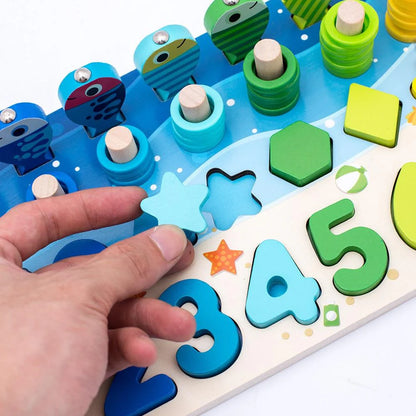 Förderung von Fähigkeiten - Montessori-Holzspielbrett