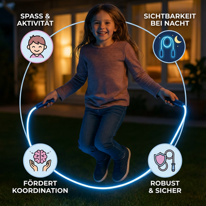 Leuchtendes Springseil