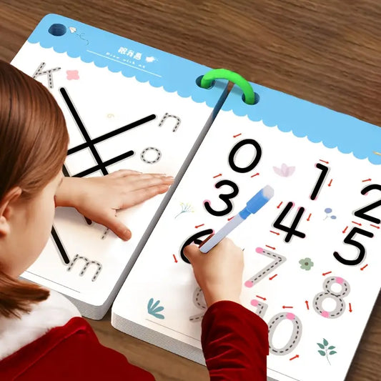 Wiederverwendbares Schreibübungsheft-Set