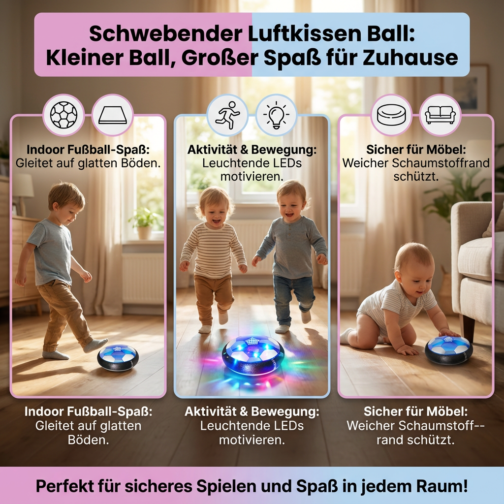 Schwebender Luftkissen Ball