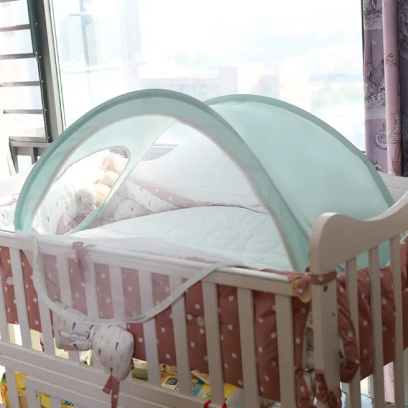 Baby Moskito-Netz – Zusammenklappbares Baby Reisebett und Schutznetz
