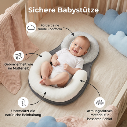 Sichere Babystütze