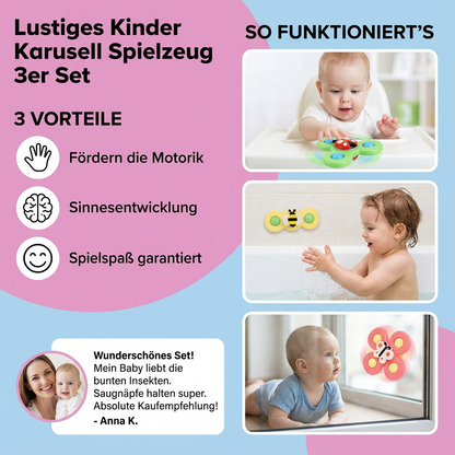 Lustiges Kinder Karusell Spielzeug 3er Set