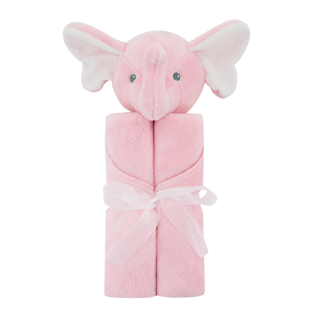 Kuschelige Babydecke mit Hasen-Design – Flauschige Baby Kuscheldecke