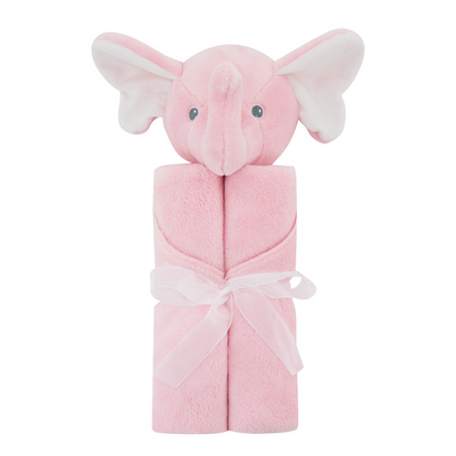 Kuschelige Babydecke mit Hasen-Design – Flauschige Baby Kuscheldecke