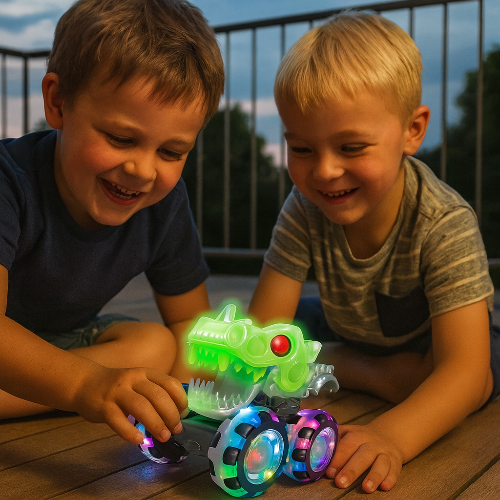 Leuchtende Monstertruck Spielautos