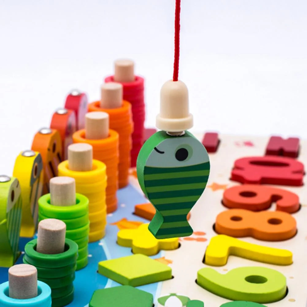 Förderung von Fähigkeiten - Montessori-Holzspielbrett