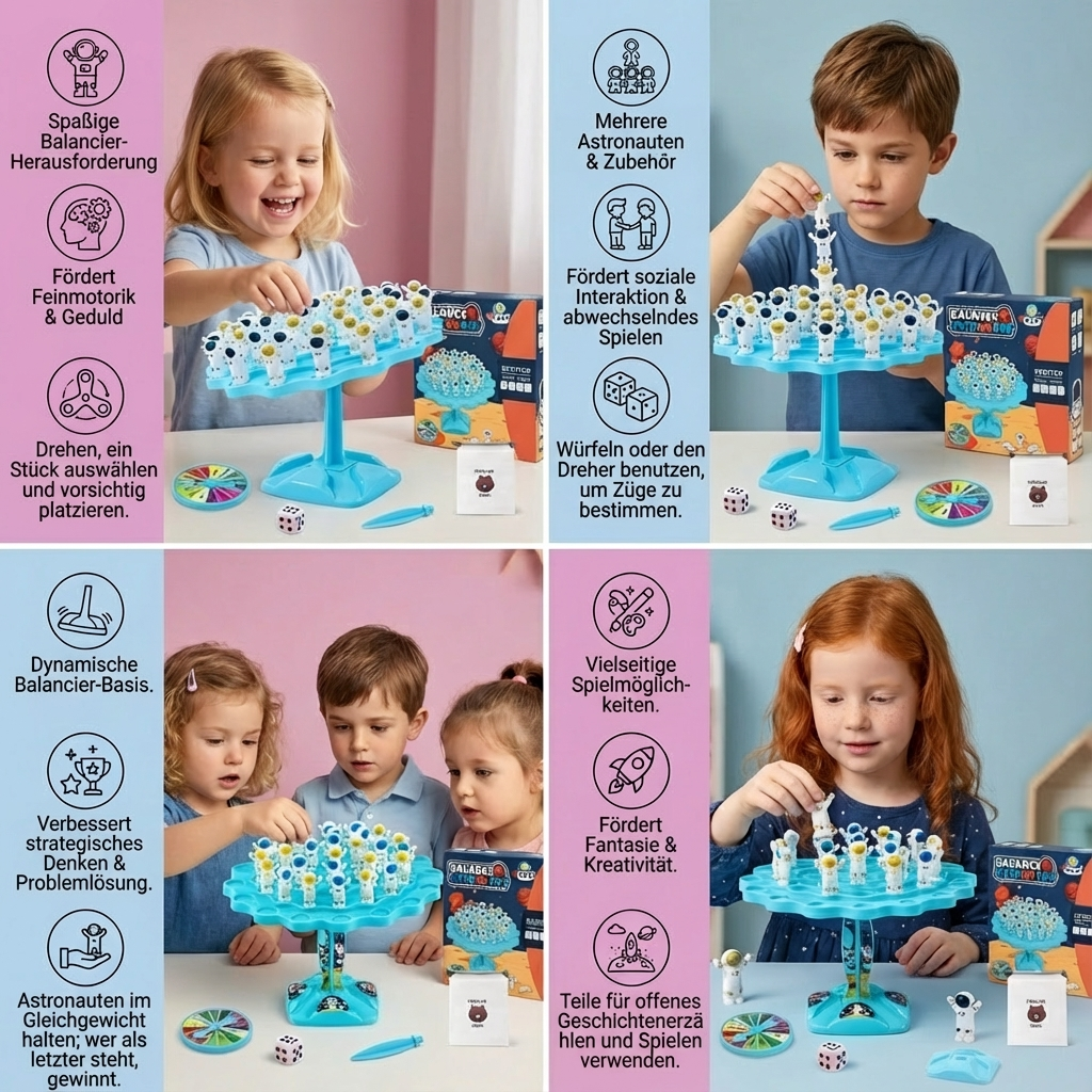 Astronauten Balancierspiel
