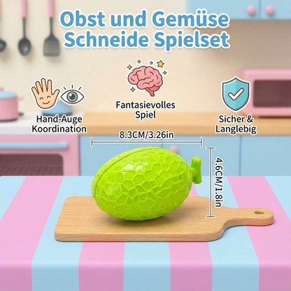 Obst und Gemüse Schneide Spielset