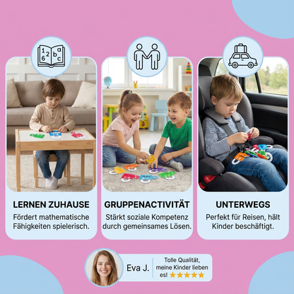 Buchstaben und Mathe Schlösser und Schlüssel Lernspiel