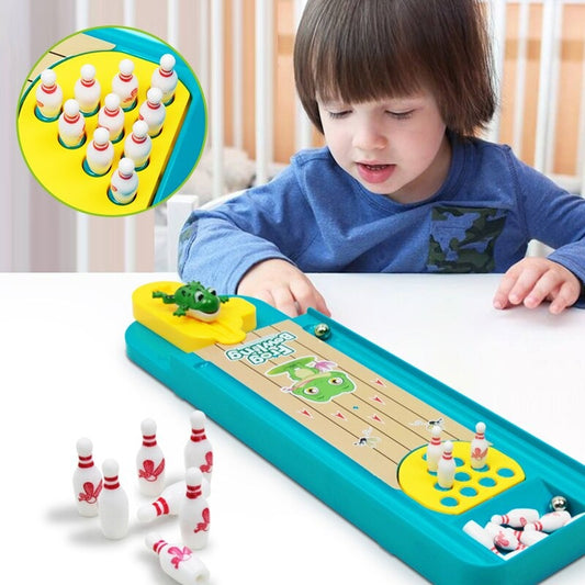 Spielerisch Geschick Fördern – Mini-Frosch-Bowling