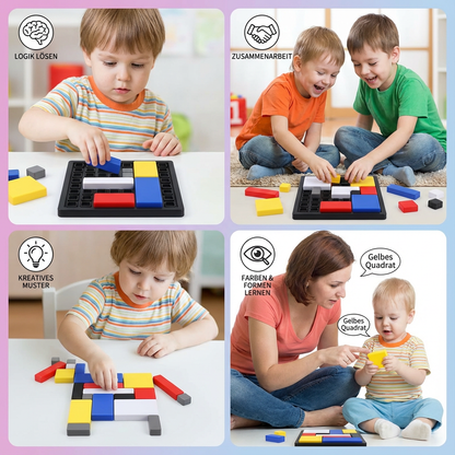 Kreatives geometrisches Block-Puzzlespiel