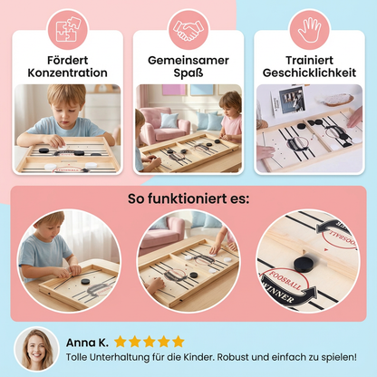 Schleuder Schach Brettspiel aus Holz