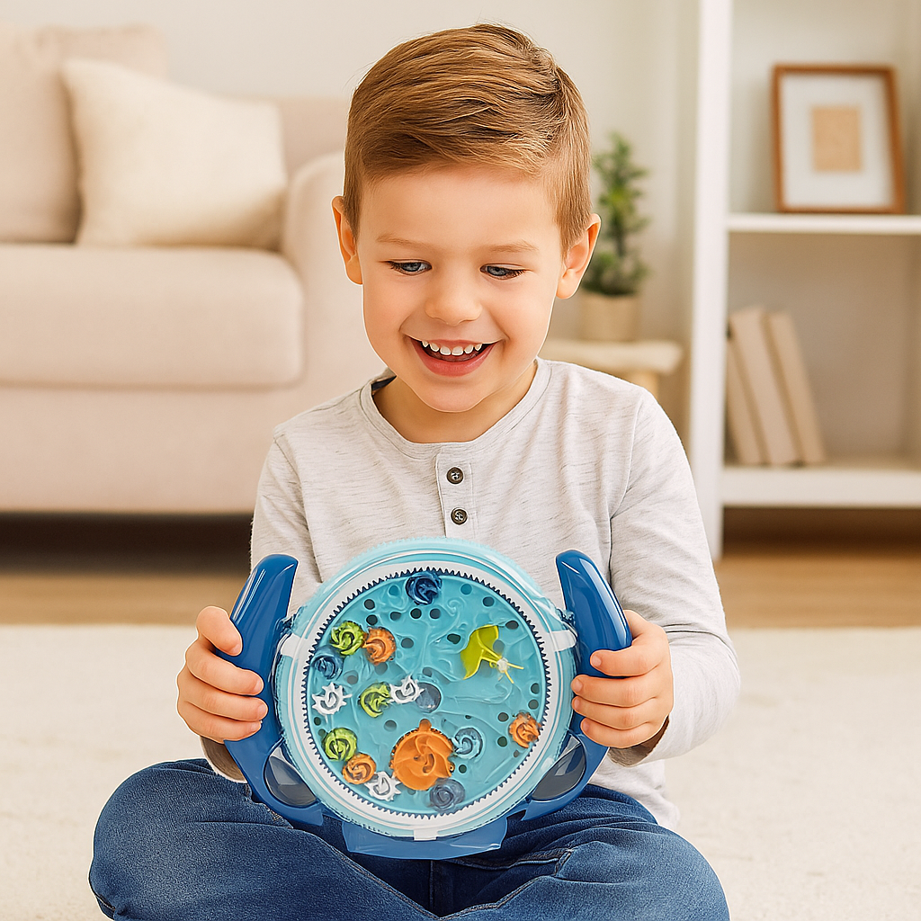 3D Kugel-Labyrinthrad – Geschicklichkeits- und Lernspiel