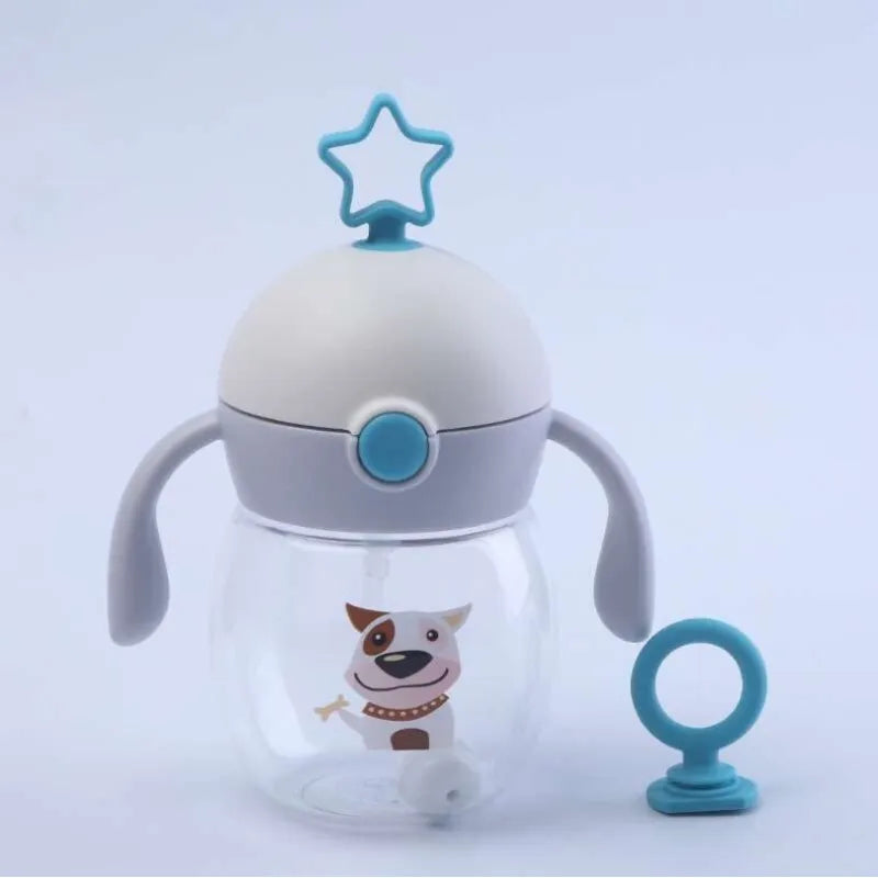 Baby Trinkflasche mit Griff – BPA-frei & Auslaufsicher mit Tiermotiv