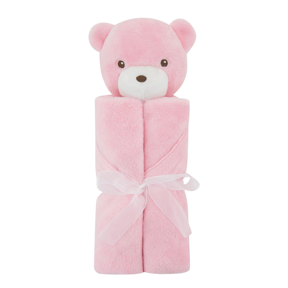Kuschelige Babydecke mit Hasen-Design – Flauschige Baby Kuscheldecke