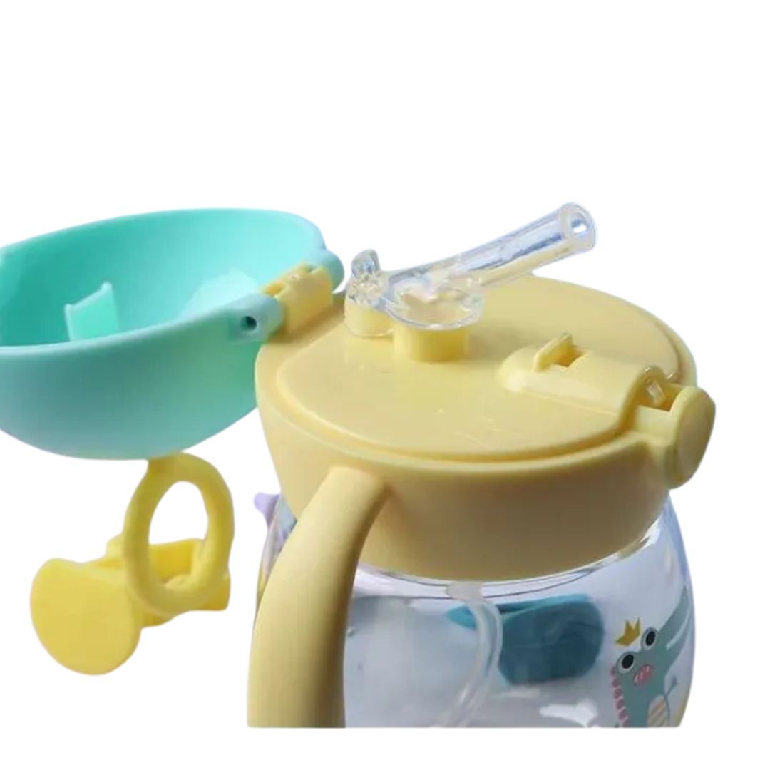 Baby Trinkflasche mit Griff – BPA-frei & Auslaufsicher mit Tiermotiv