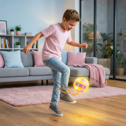 LED Knöchel Hüpfball – Interaktives Spring-Spielzeug für Kinder