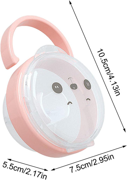 Baby Schnuller mit Schutzkappe – Beruhigungssauger im Süßen Bären-Design