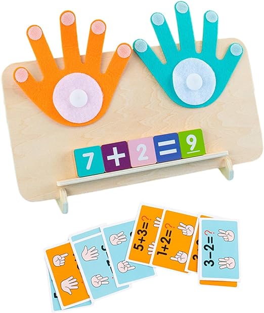 Finger voller Weisheit – Mathespiel für Kinder mit Zahlen und Rechenkarten