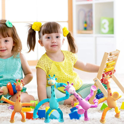 Sensorische Saugnapf Giraffe Baby Spielzeug