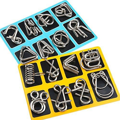 Metall-Puzzle-Ring-Set
