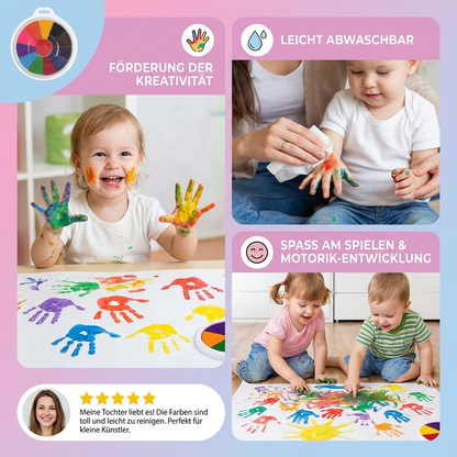 Fingerfarben Zeichenset für Kinder