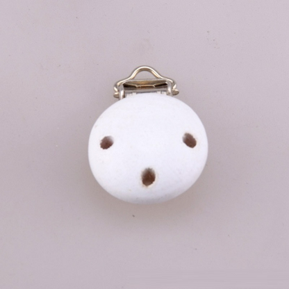 Holzclip für Babyzubehör mit Metallverschluss für DIY Babyaccessoires