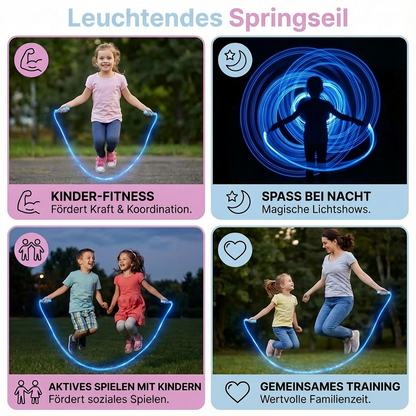Leuchtendes Springseil