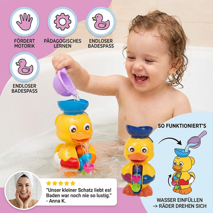 Wasserrad Badeente Spielzeug